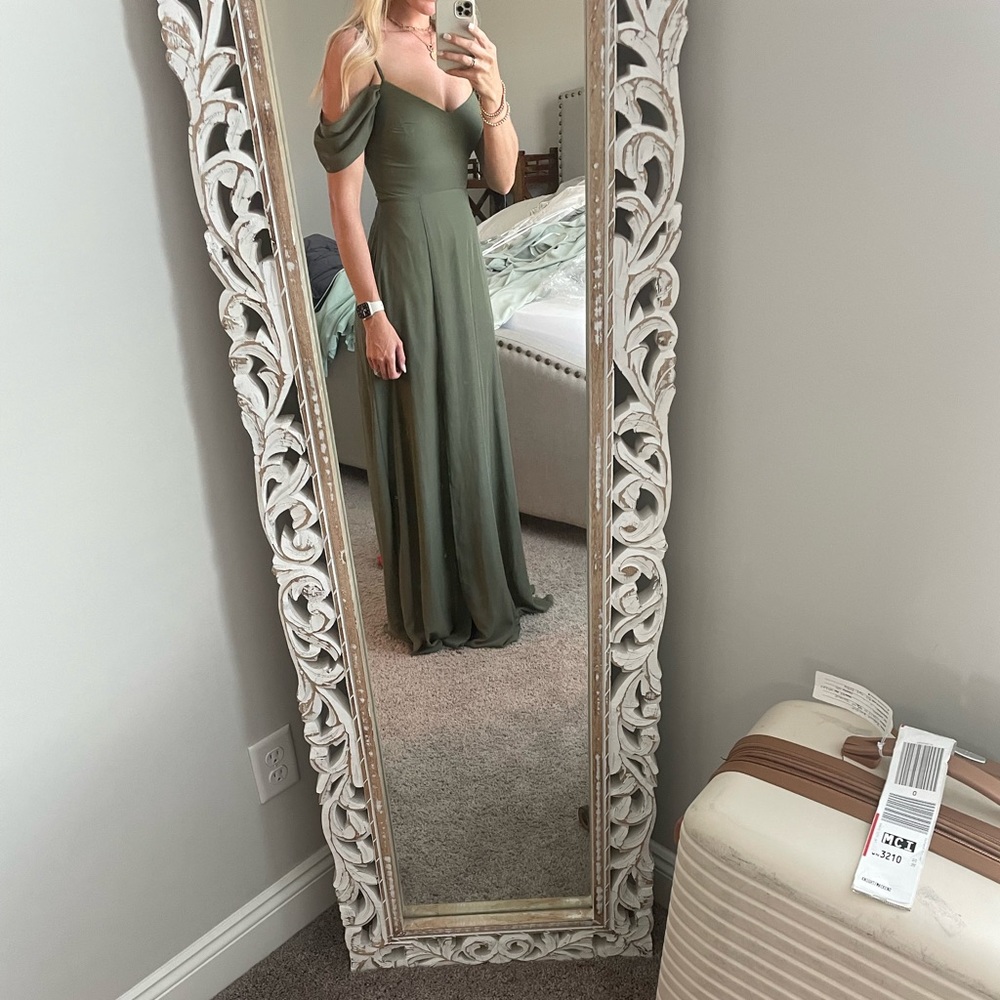 Birdy Grey Moss Green Bridesmaid Dress - Size XS